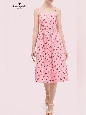 KATE SPADE - Cherry Toss Poplin Dress